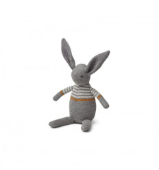 VIGGA KNIT MINI TEDDY RABBIT GREY 202