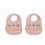 TILDA SILICONE BIB 2 PACK CAT ROS 202
