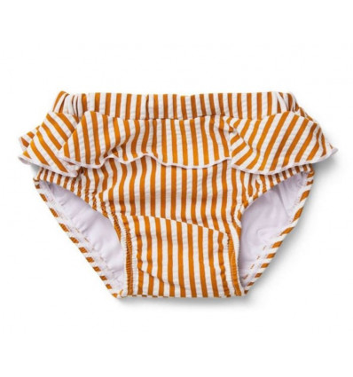 SEERSUCKER Y/D STRIPE MUSTARD/WHITE 68-7