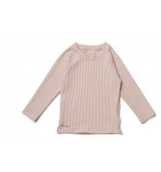NOAH SWIM TEE SEERSUCKER Y/D STRIPE 202