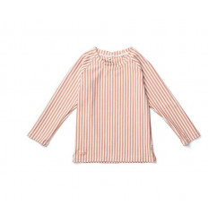 NOAH SWIM TEE SEERSUCKER Y/D STRIPE 202