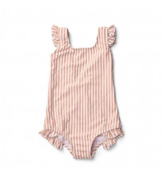 TANNA SWIMSUIT SEERSUCKER Y/D STRIPE 202