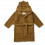 LILY BATHROBE RABBIT OLIVE GRN 5-6Y 202