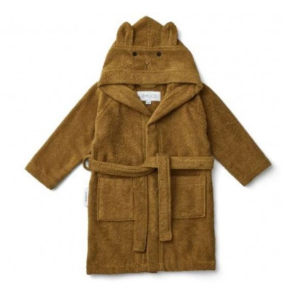LILY BATHROBE RABBIT OLIVE GRN 5-6Y 202