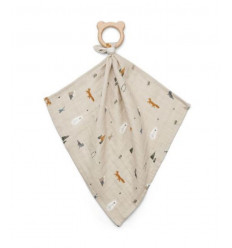 DINES TEETHER CUDDLE CLOTH MR BEAR 202