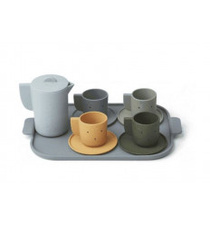 OPHELIA TEA SET BLUE MULTI MIX 1SIZE 202