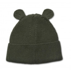 GINA BEANIE HUNTER GREEN 6-9M 202