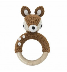 CROCHET RATTLE DEER ON RING 62