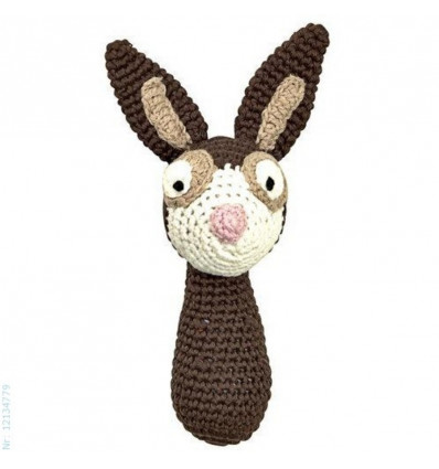 CROCHET RATTLE RABBIT 62