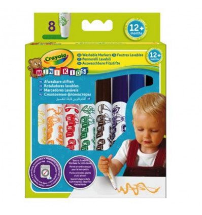 MINI KIDS 8 FEUTRES LAVABLES 21