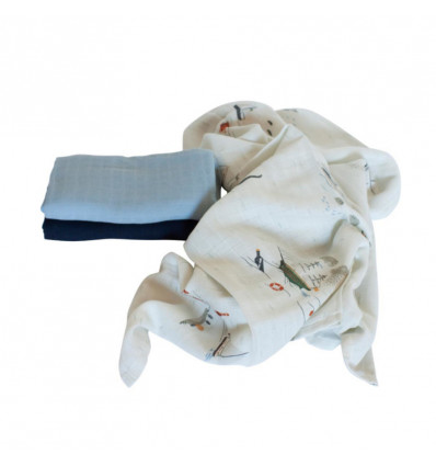MUSLINS 3 PC SEVEN SEAS 0+ 211