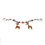 CROCHET PRAM CHAIN DEER PINK 62