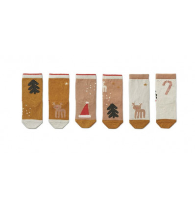 SILAS COTTON SOCKS 3 PACK HOLIDAY 202