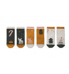 SILAS COTTON SOCKS 3 PACK HOLIDAY 202