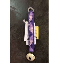 CROCHET PACIFIER CLIP GRAPHIC LILAC 62