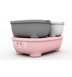 BENTOMAL 3BOX ROSE COCHON MICRO-ONDE 23