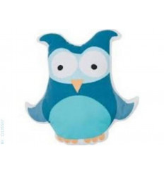 PRINTED CUSHION S OWL BLUE 62