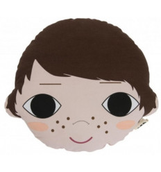 "PRINTED CUSHION L DOLL ""WILLIAM"" 5"