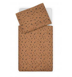 OVERTR EN SLOOP 100X140 SPOT CARAMEL 22