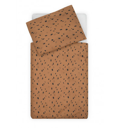 OVERTR EN SLOOP 100X140 SPOT CARAMEL 22