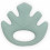 BIJTRING RUBBER LEAVES ASH GREEN 22