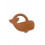 BIJTRING RUBBER WHALE CARAMEL 22