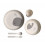 BAMBOE EETSET NATURE WIT/WALVIS 21