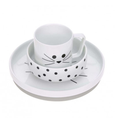 DISH SET PORCEL/SIL LTL CHUMS MOUSE 231