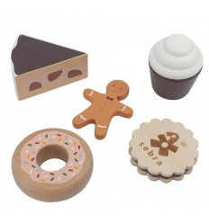 SEBRA FOOD WOODEN CAKES & COOKIES 1+ 211