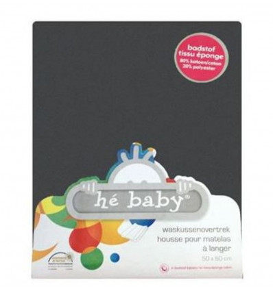 HSS MAT A LANGER EPONGE COT 50X80GREY 20