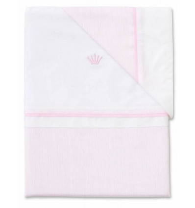 DUVET COVER COT SILVIA PINK L80 X W80 21