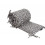 BED PLAYPEN BUMPER ROCKY LEOPARD 8