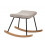 HOCKER FOR ROCKER DE LUXE SAND GREY 251