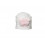 G BONNET TEDDY BEAR FUR WHI/PINK