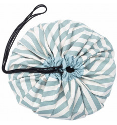 SPEELMAT/ZAK 140CM STRIPES GREEN 23