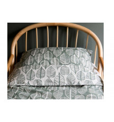 DEKBEDOVERTR BED 100X135 BELEAF GRN 222