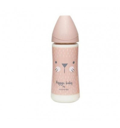 HYGGE FLES PA SIL 360ML PINK WHISKERS 21