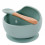 B-SUCTION BOWL SILICONE & SPOON BLAUW 25