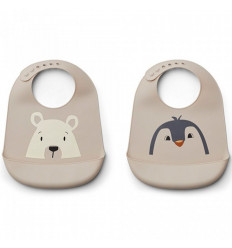 TILDA SILICONE BIB 2P ARCTIC MIX 21
