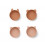 IGGY SILICONE BOWLS 4P TUSCANY ROSE 21