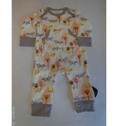 PYAMA FOX GRIJS/ROZE