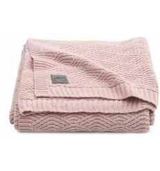 DEKEN 75X100CM RIVER KNIT PALE PINK 22