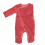 JUMPSUIT FEET OLD ROSE VELOURS 62-68 20