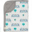 DEKEN WIEG ELEFANT BLAUW/BRUIN