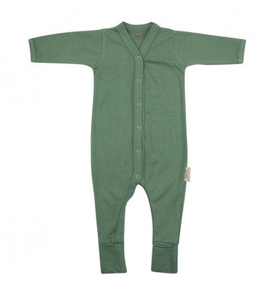 BABYSUIT L.SLV FEET 86/92 ASPEN GRN 221