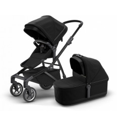 SLEEK MIDN.BLACK ON BLK INC BASSINET 25