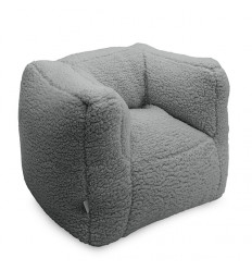 FAUTEUILTJE BEANBAG TEDDY CREAM GRY 221