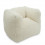 FAUTEUILTJE BEANBAG TEDDY CREAM WHI 221