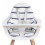 EVOLU COUSSIN DE CHAISE JERSEY MARIN 22