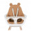 EVOLU STOELKUSSEN TEDDY BEIGE 211